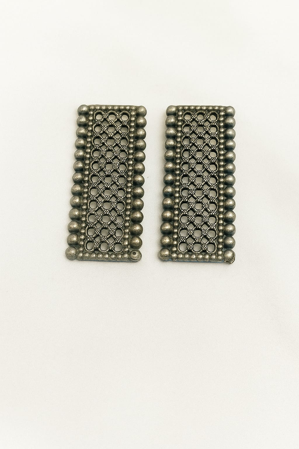 Vintage Charm Silver Replica Earrings