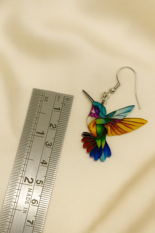 Vivid Hummingbird Earrings