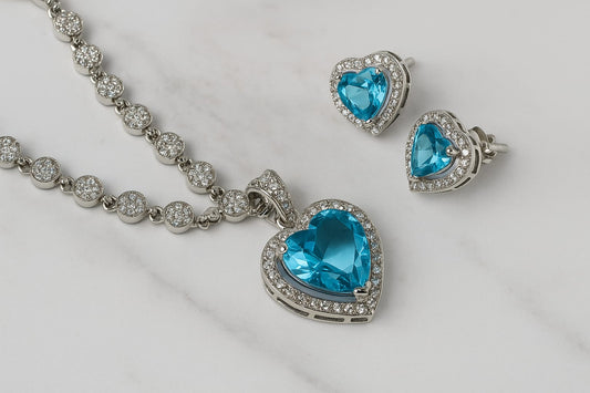 Celeste Heart AD Jewelry Set