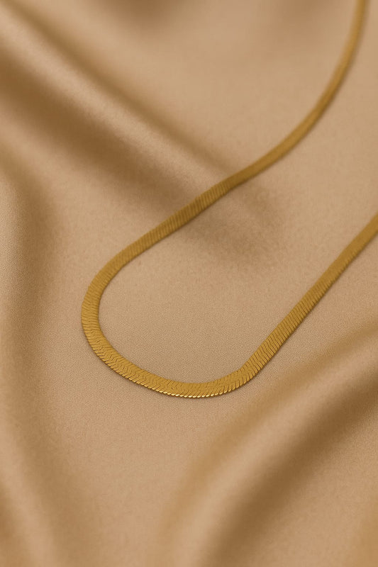 Antique Finish 24-Inch Herringbone Chain