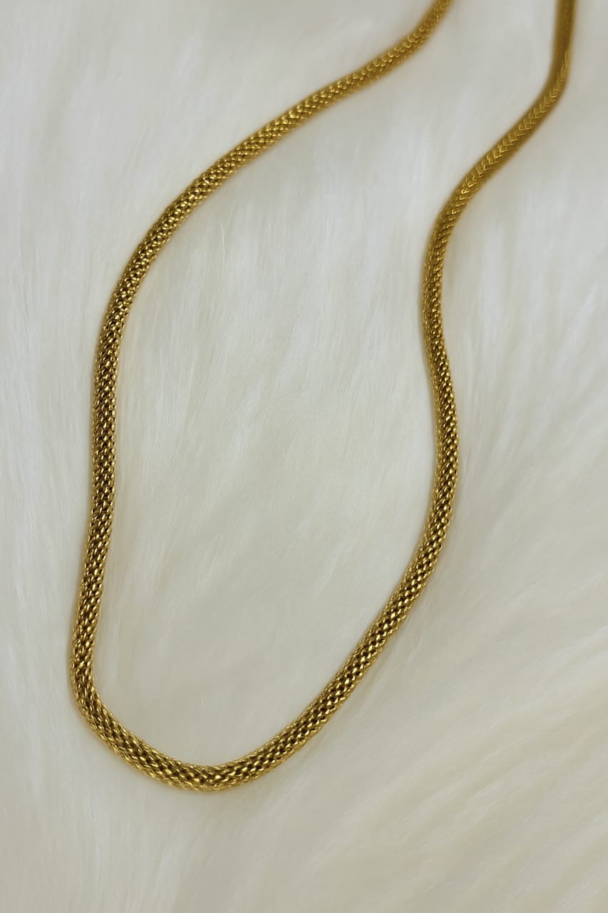 24 Inch Antique finish Gold Plated Chain