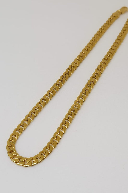 Antique Finish 24-Inch gold plated Cuban Chain