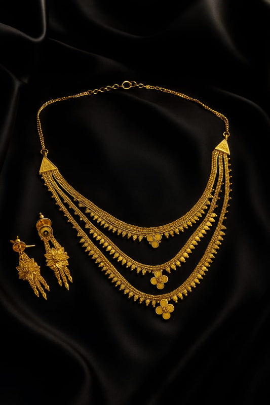 Royal Heritage 3-Layer Necklace Set