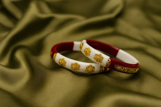 Traditional Bengali Shakha Pola Bangles