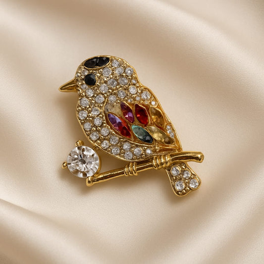 Radiant Songbird Brooch